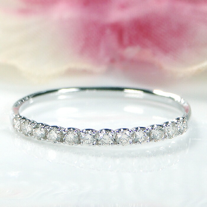 楽天市場】【K10/K18】 YG/PG/WG ダイヤモンド エタニティ リング