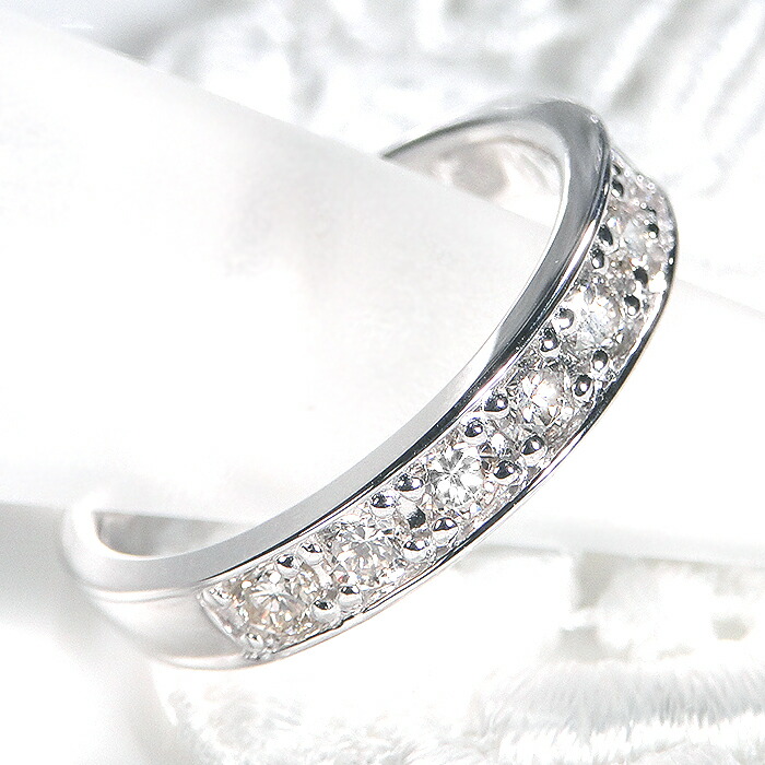 楽天市場】pt900【0.5ct】ダイヤモンド エタニティリング【送料無料