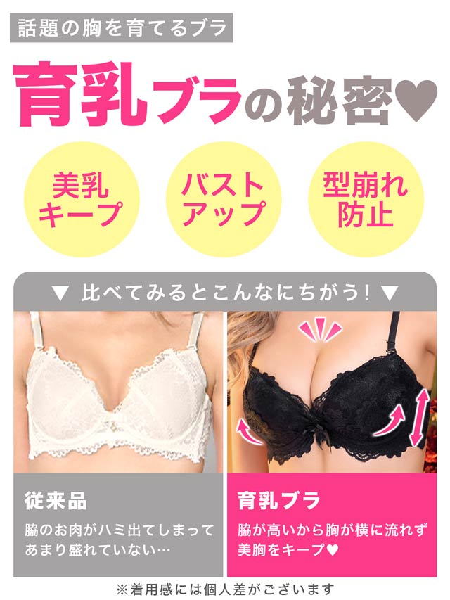 楽天市場】2/18再販![3点セット] マジックアップブラジャー&フルバック