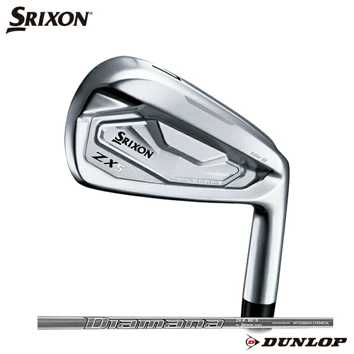 楽天市場】スリクソン ZX5 MkII 単品アイアン Diamana ZXII for IRON