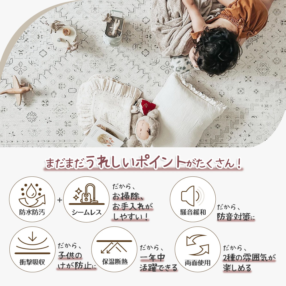 楽天市場】最大30％OFF 3/4 20時～ プレイマット ラグマット