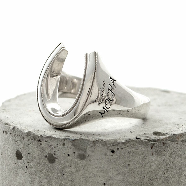 楽天市場】ホースシュー 馬蹄 シルバーリング 名入れ シルバー 指輪