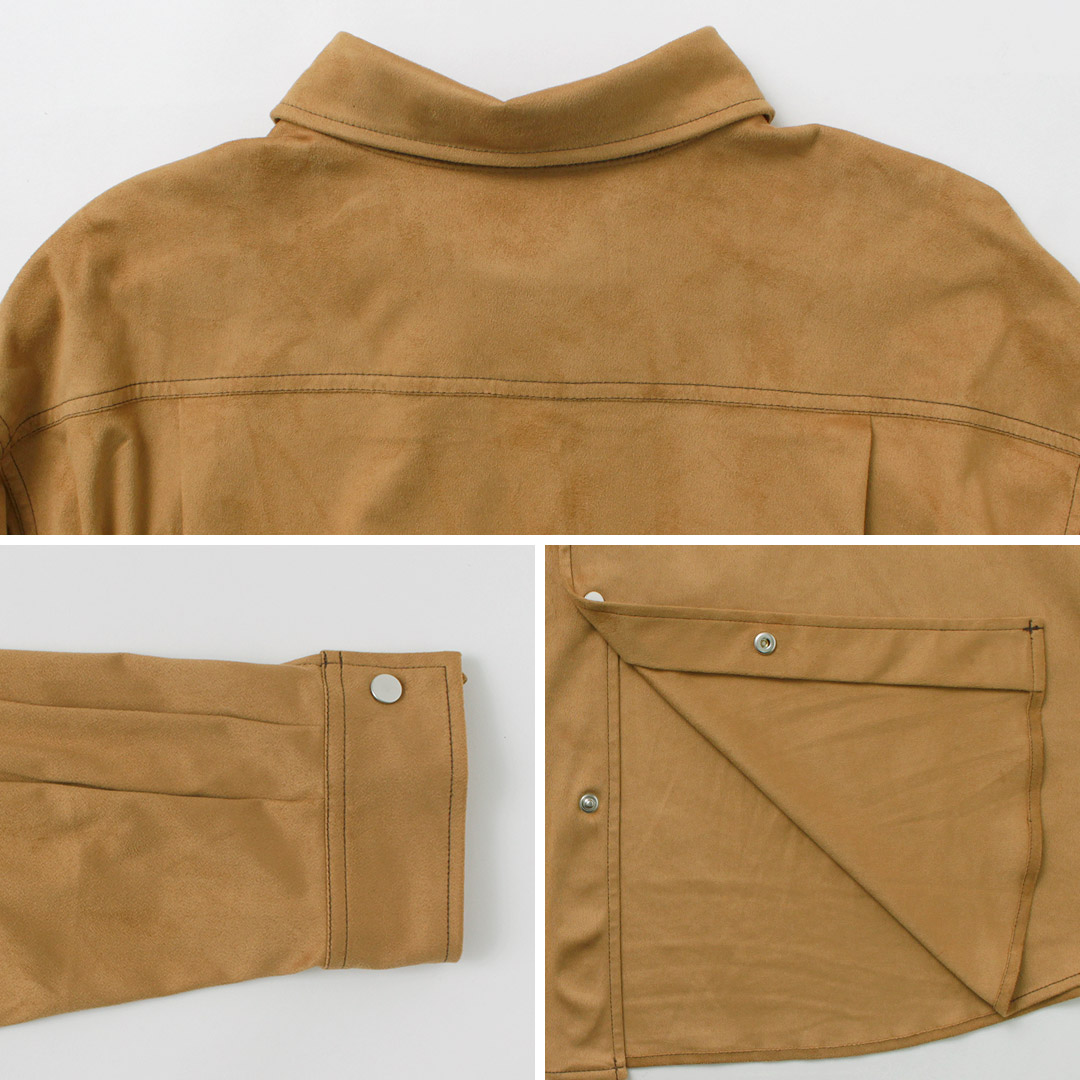 楽天市場】SHINZONE（シンゾーン） スウェード シャツ 25AMSBL03