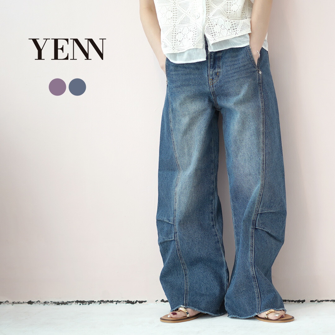 楽天市場】【20％OFFクーポン対象】YENN（イェン） ニータック デニム