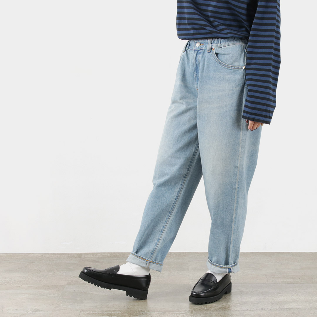 楽天市場】【20％OFF】HARVESTY（ハーベスティ） ビッグ デニムパンツ