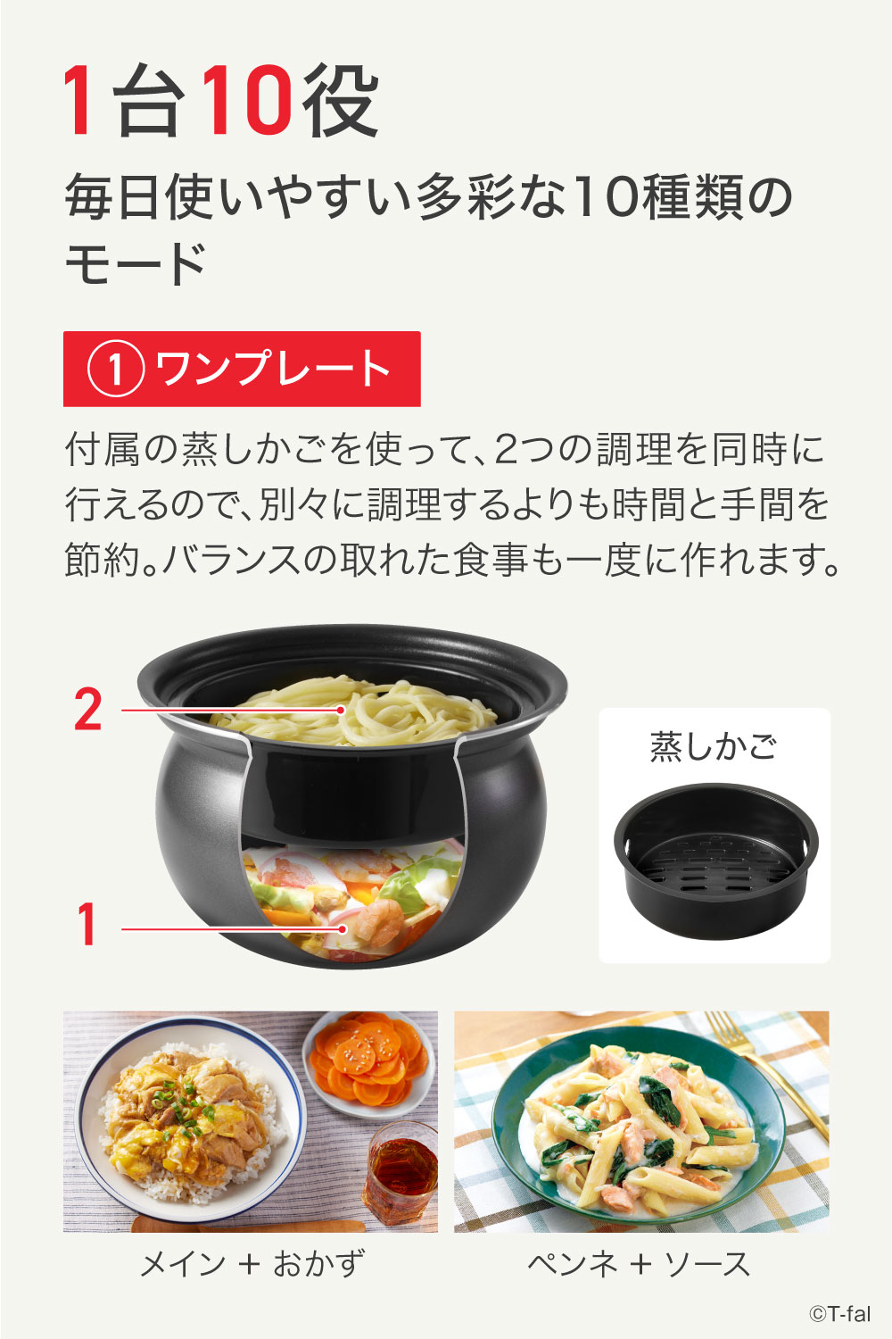 楽天市場】【4時間クーポン3/4】ティファール ラクラ・クッカー ミニ