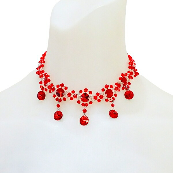 楽天市場】【再入荷】PINK チョーカー P-180 レッド 社交ダンス