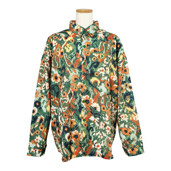 楽天市場】柄シャツ 花柄 小花柄 ペイズリー柄 フラワー ボタニカル