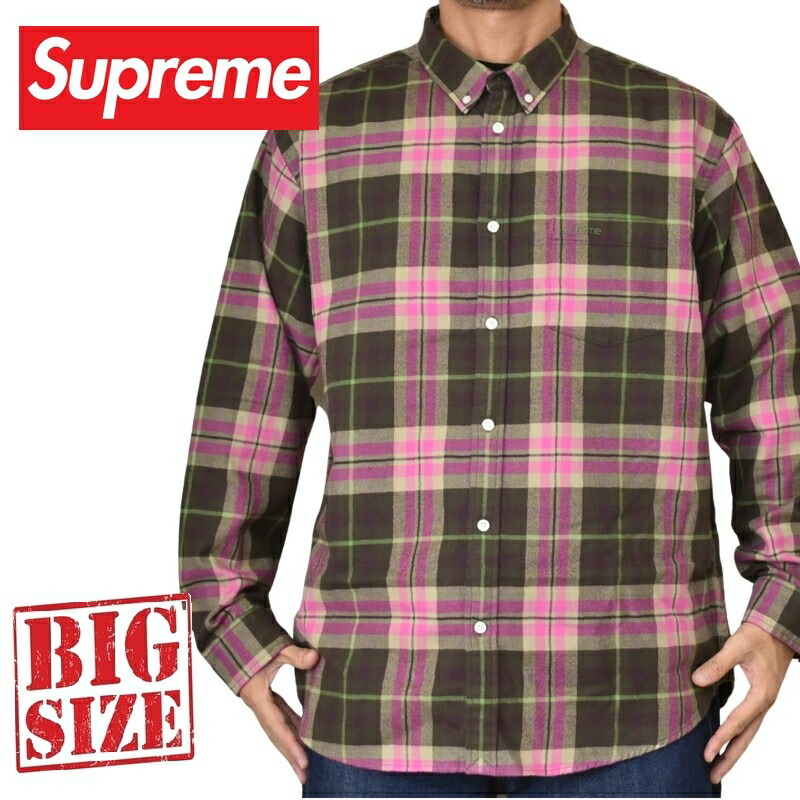 楽天市場】supreme plaid flannelの通販