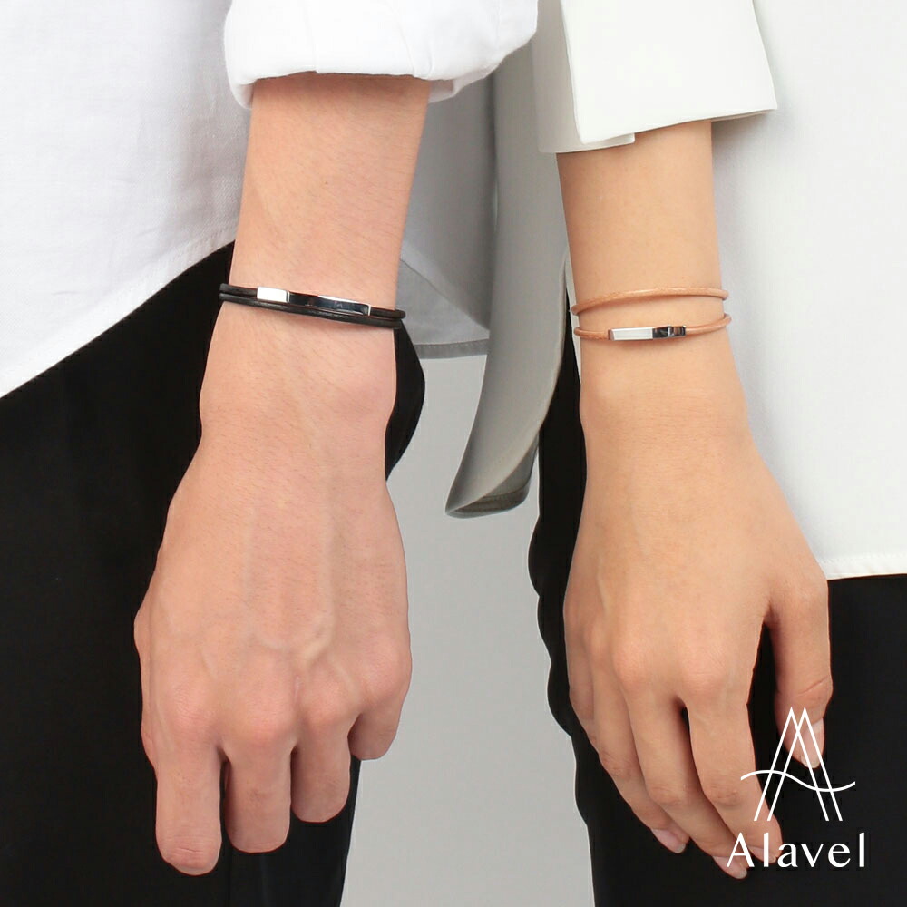 楽天市場】レザー 2連 ブレスレット ペア販売 カップル お揃い 二連