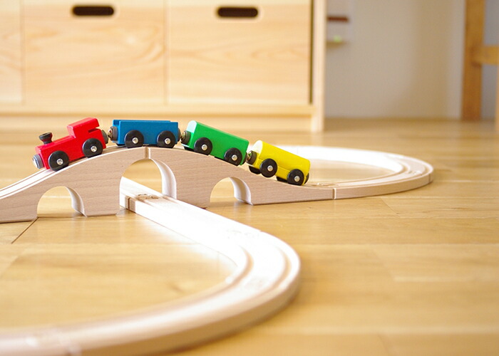 楽天市場】MICKI ミッキー社 汽車スタンダードセット 送料無料 : 木の