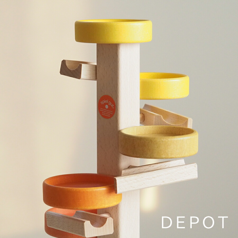 楽天市場】BECK社 トレイクーゲルタワー レインボー 木のおもちゃ 玉