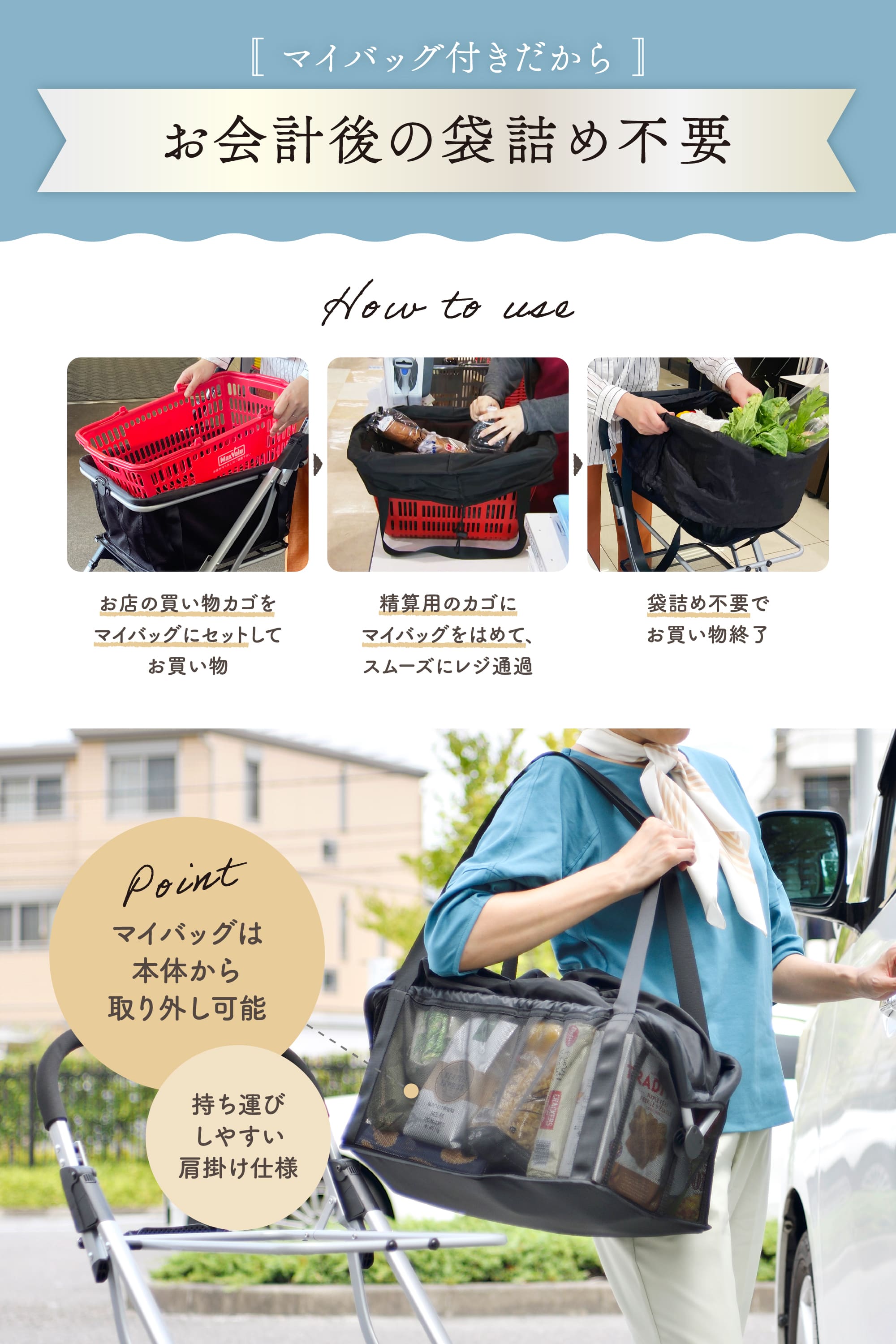 楽天市場】【保冷バッグセット】高さ調節可能 軽量4.35kg 低身長