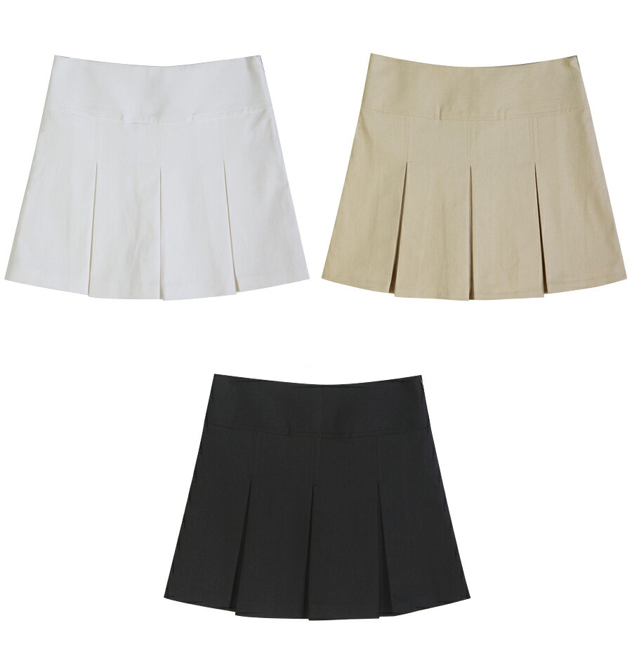 楽天市場】ミニボックスプリーツスカート・p648643 レディース 【sk