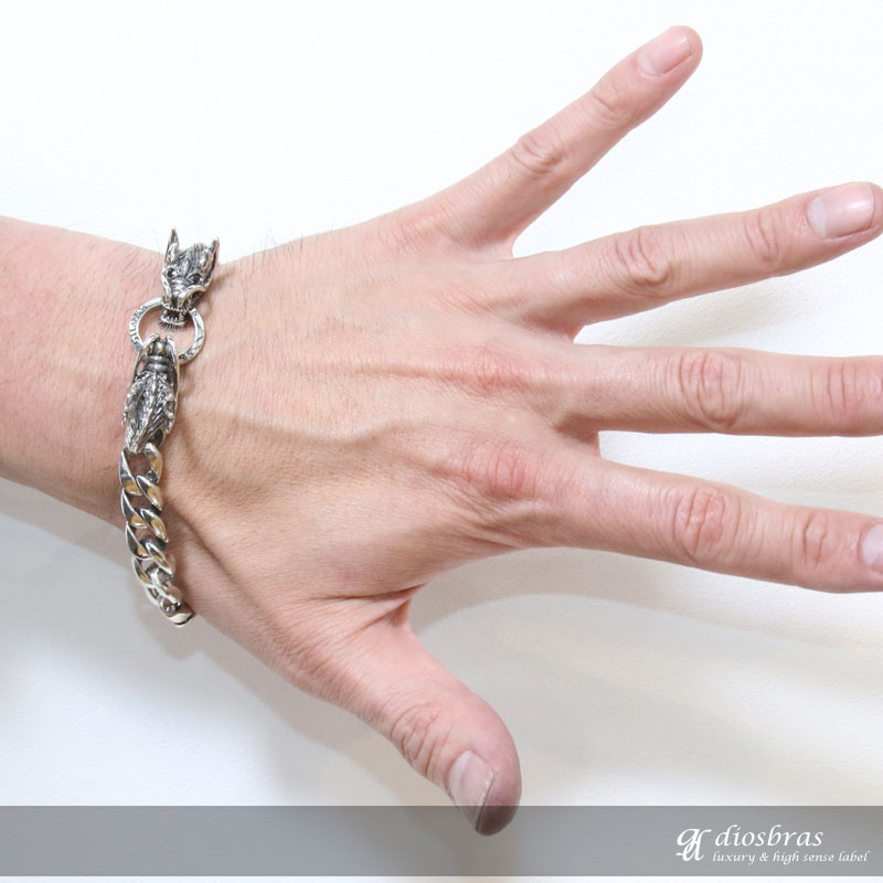 楽天市場】ドラゴン 龍 竜 ブレスレット クロウ 爪 チェーン
