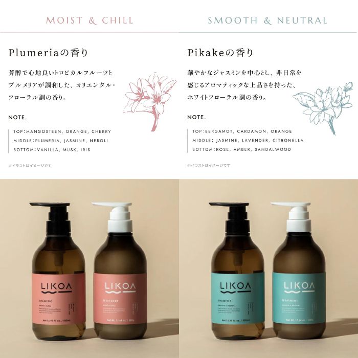楽天市場】＼新登場／【 LIKOA シャンプートリートメントセット