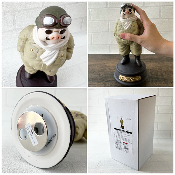 楽天市場】ジブリ グッズ 紅の豚 磁器オルゴール 飛行機服ポルコロッソ