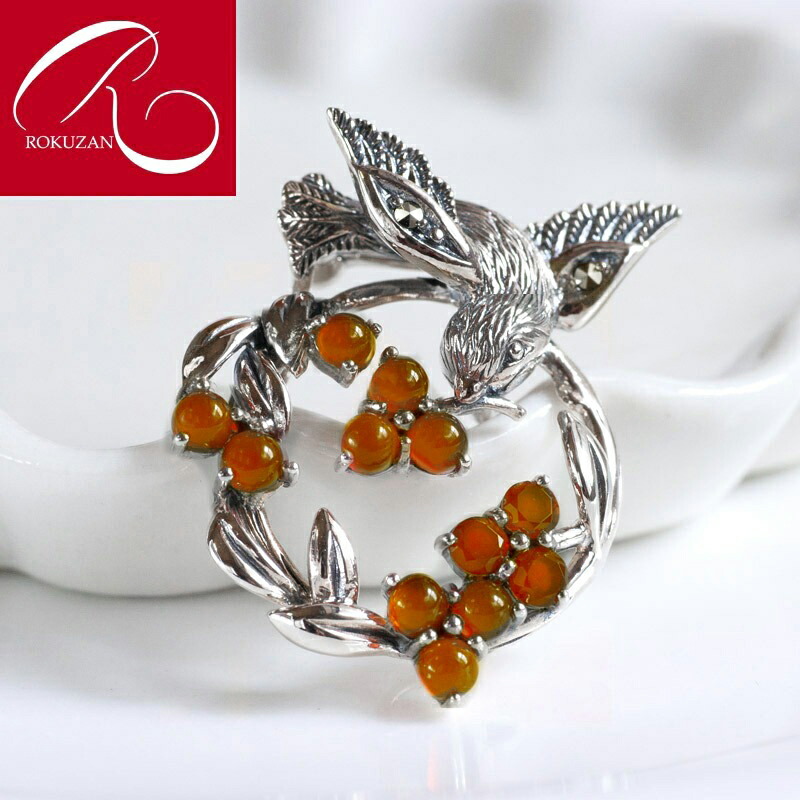 楽天市場】【スーパーセールクーポン有】【碌山】シルバー 福来雀と