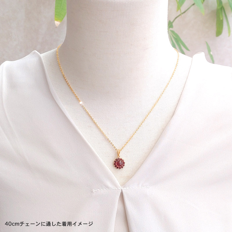 楽天市場】【碌山】 シルバー ガーネット ダリア ペンダントトップ碌山