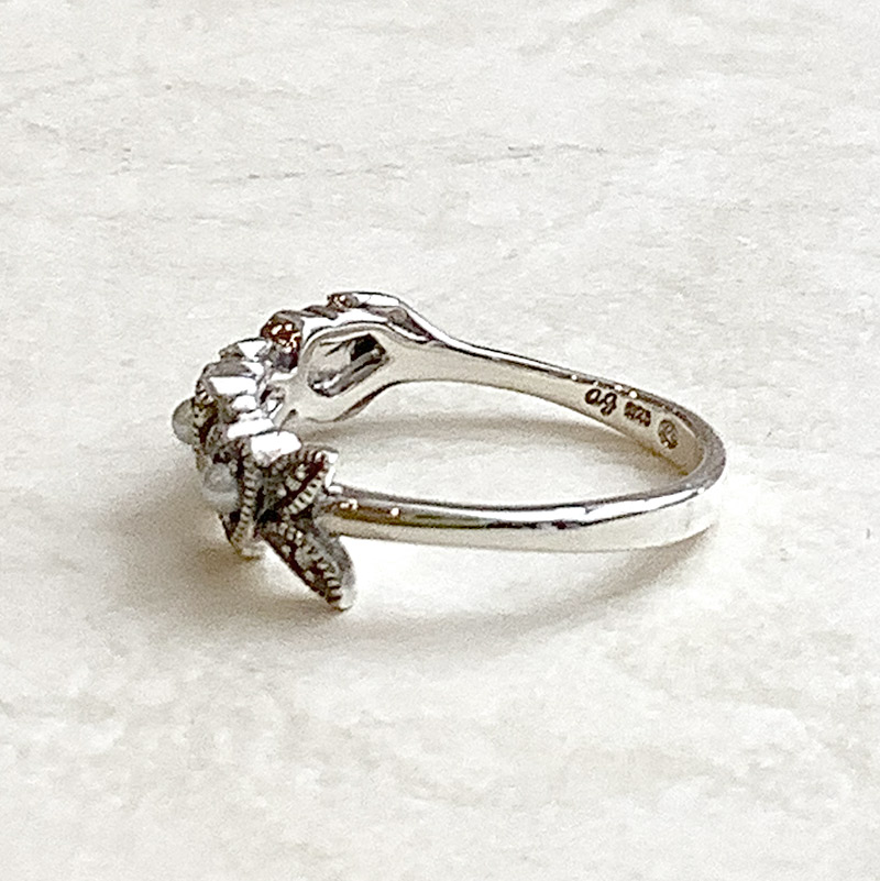 楽天市場】【碌山】 シルバーハート 淡水パール リングRokuzan