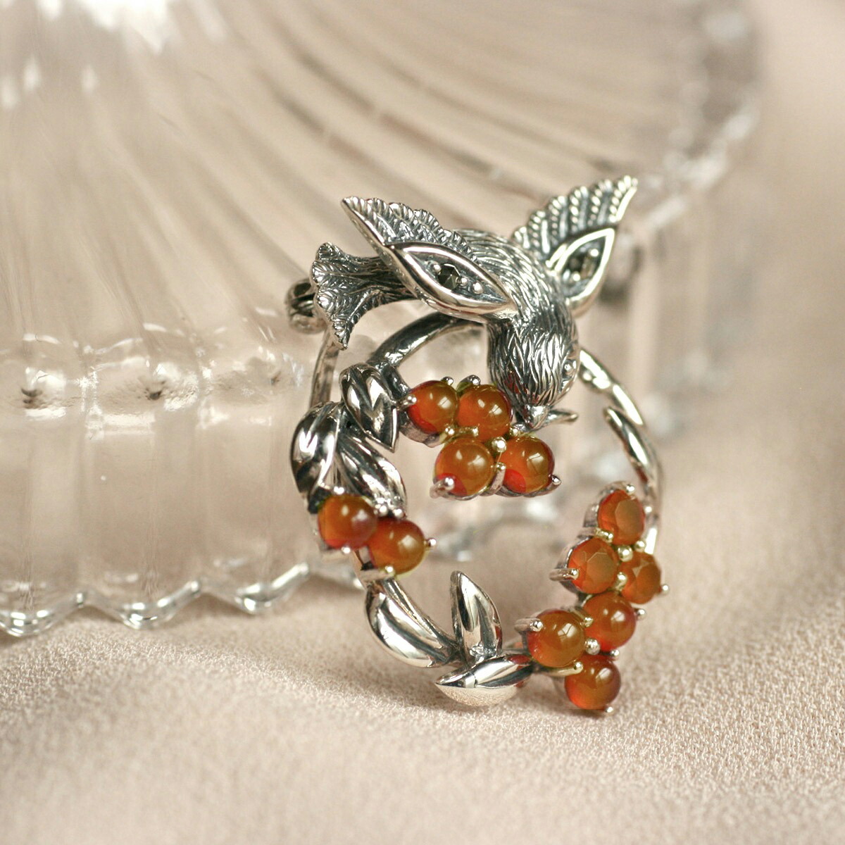 楽天市場】【スーパーセールクーポン有】【碌山】シルバー 福来雀と