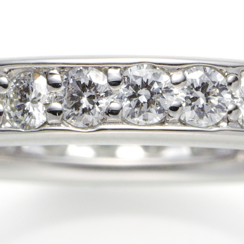 楽天市場】【11号即納可】 プラチナ ダイヤモンド 1ct フルエタニティ