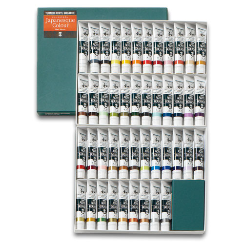 楽天市場】ターナー アクリルガッシュ ジャパネスクカラー 45色の通販