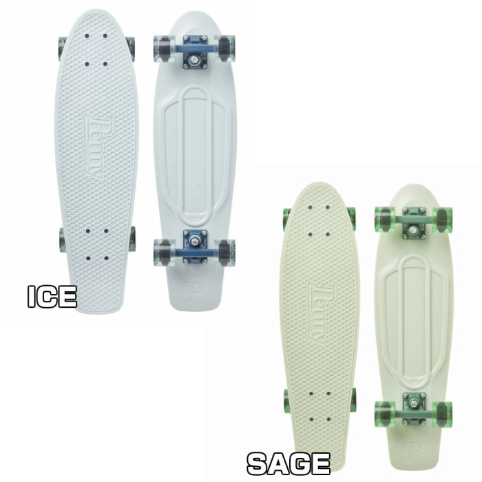 楽天市場】Penny ペニースケートボード 単色 27インチ NICKEL ニッケル