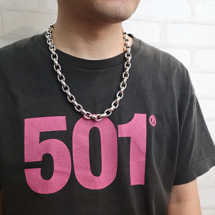 楽天市場】drive シルバーアクセサリー dn-004 ヘビーオーバルリンク