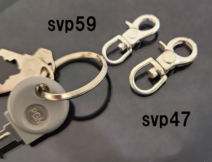 楽天市場】svp-59 シルバー925 キークリップSS キーチェーン