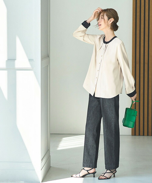 楽天市場】【バーゲン価格】【洗える】レディース ボウタイブラウス