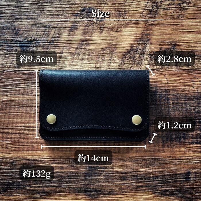 楽天市場】トラッカーウォレット 栃木レザー ミドル ショート 本革