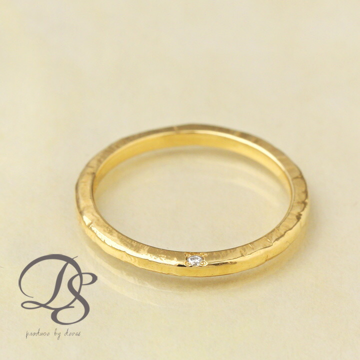 楽天市場】18金 リング k18 レディース メンズ シンプル ゴールド