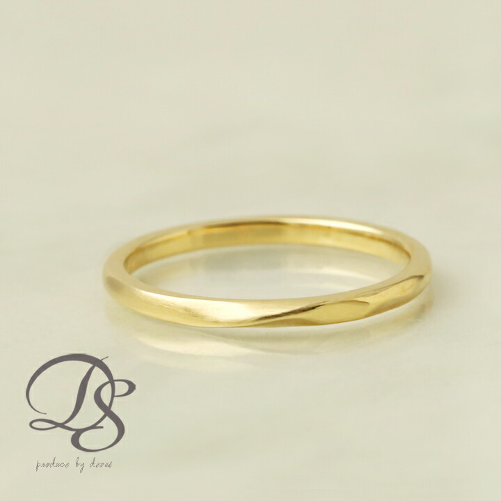 楽天市場】18金 リング k18 指輪 レディース 18金指輪 メンズ シンプル