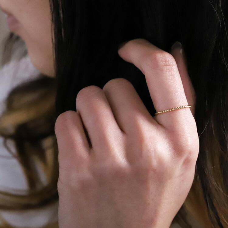 楽天市場】＼3/4 20:00〜3/5まで／ 500円OFF！ 18金 リング k18