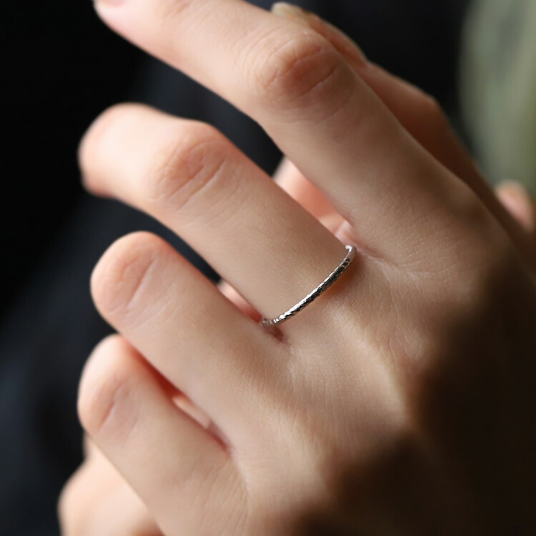 楽天市場】プラチナ リング ピンキーリング レディース 指輪 シンプル