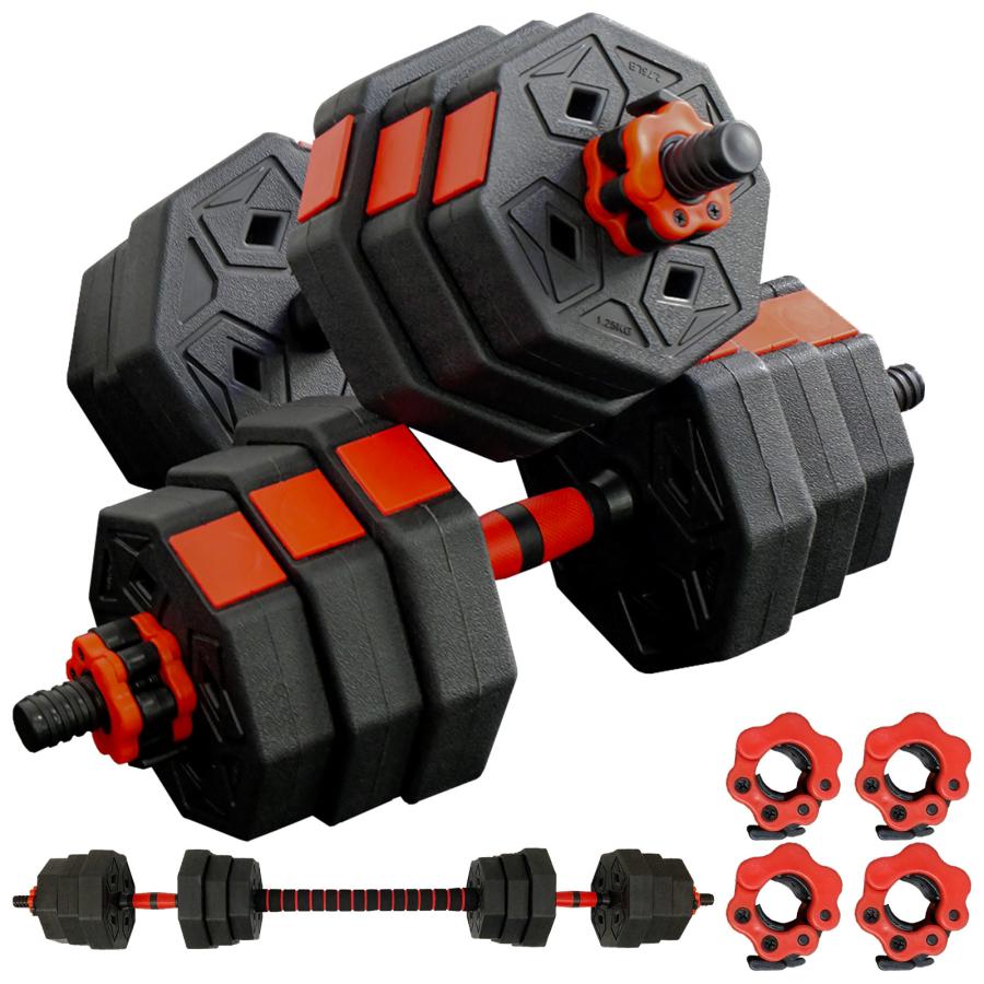 楽天市場】八角 ダンベル 20kg 2個セット 合計40kg バーベル プレート