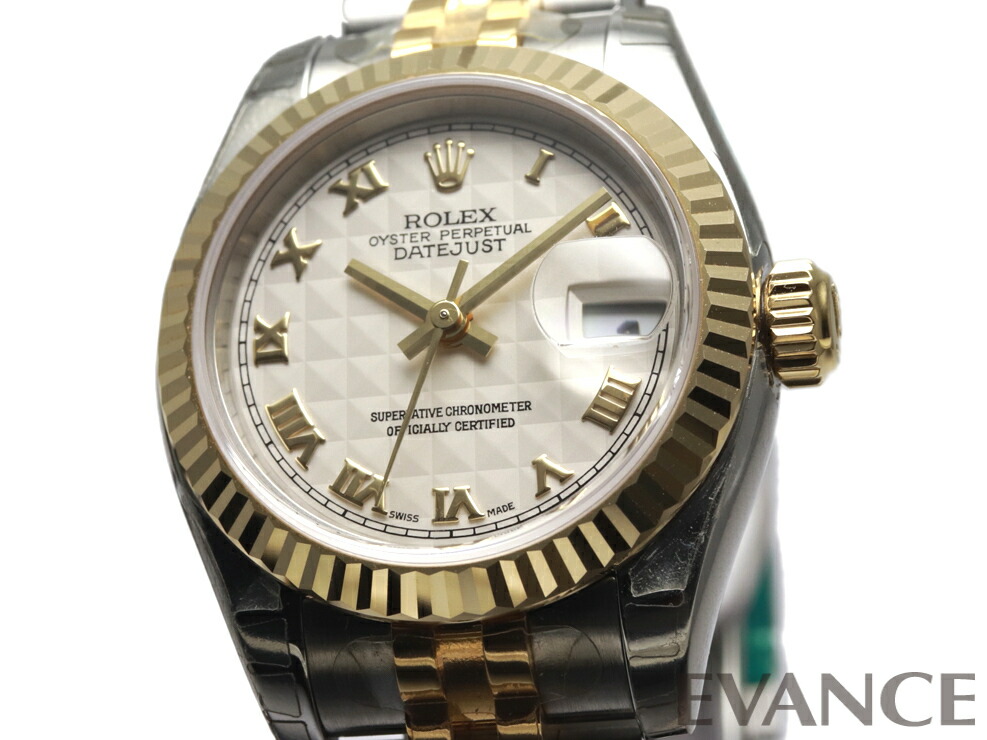 楽天市場】【中古】 ロレックス デイトジャスト 179173 アイボリー