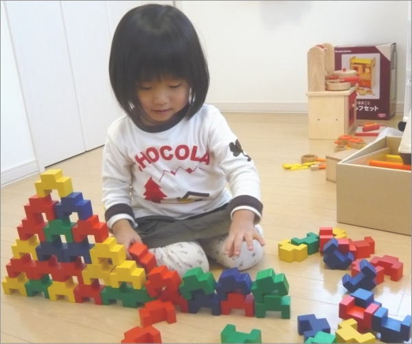 楽天市場】トーテム48 LE3048 レシオ社 知育玩具 木のおもちゃ 積木