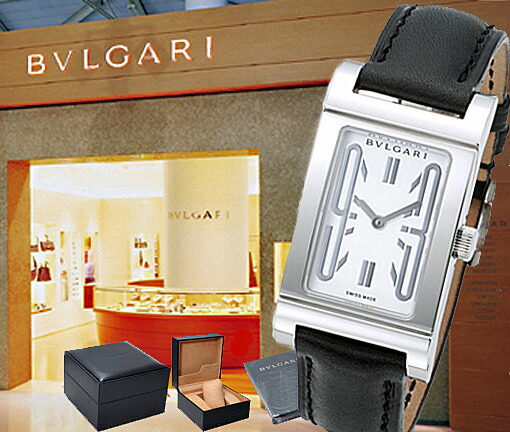 楽天市場】BVLGARI ブルガリ レッタンゴロ RT39SL ホワイト レディース