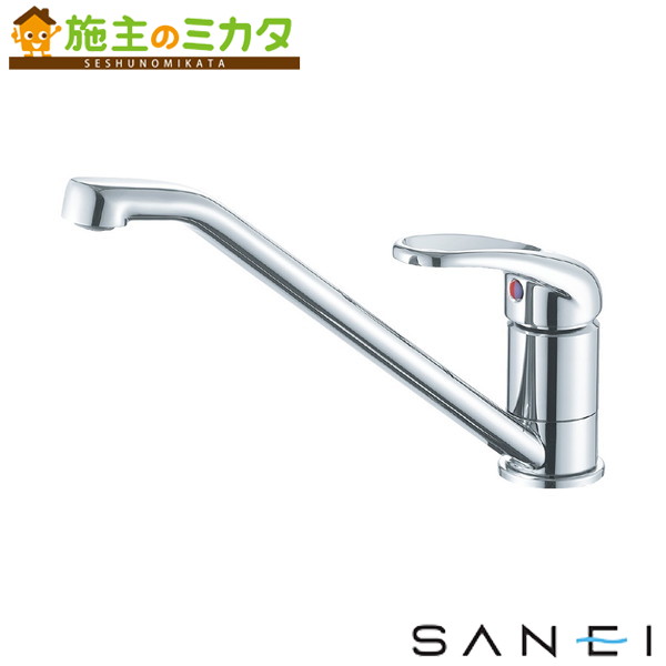 SANEI シングルワンホール混合栓 K87111EJV-FD (水栓金具) 価格比較
