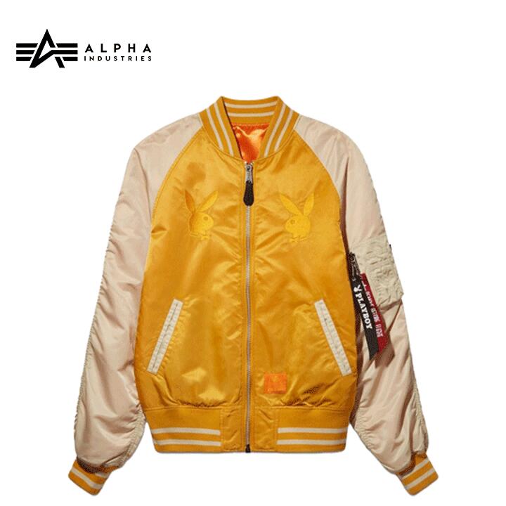 楽天市場】アルファインダストリー x プレイボーイ コラボ ジャケット