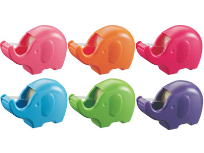 楽天市場】ニチバン NICHIBAN / セロテープ ぞうさんカッター ポップ