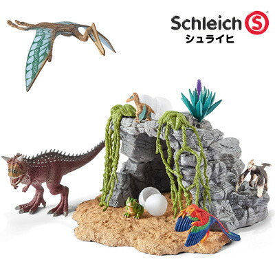 楽天市場】シュライヒ 恐竜 恐竜と洞窟セット 42261【Schleich 恐竜