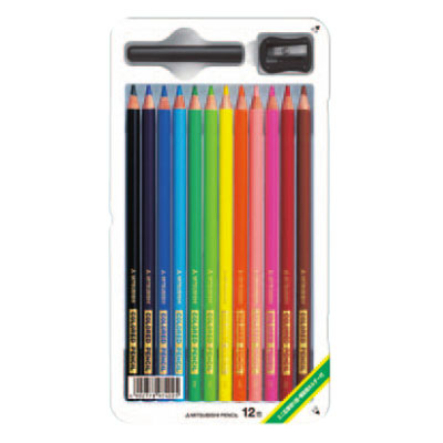 楽天市場】【在庫限り】三菱鉛筆 色鉛筆 890 級 スタンダードH 12色