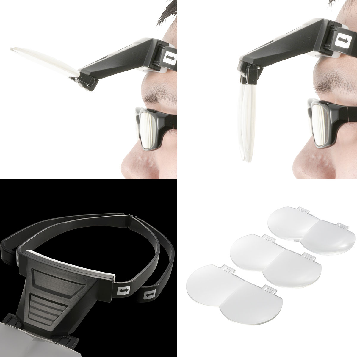 楽天市場】L-ZOOM エルズーム 拡大鏡 ヘッドルーペ 精密作業用 レンズ