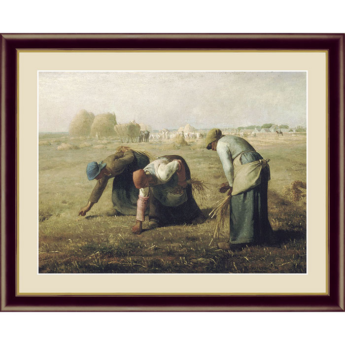 楽天市場】額 落穂拾い ジャン＝フランソワ・ミレー サイズ 42×34cm