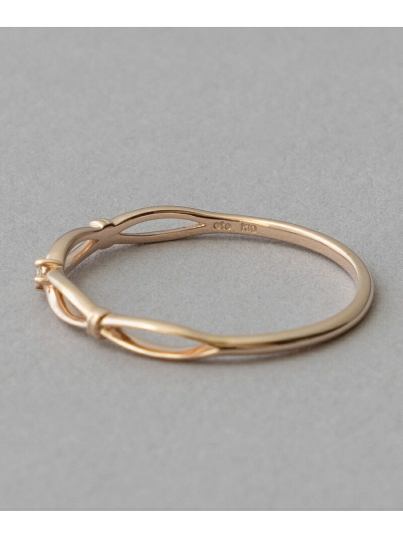 楽天市場】[レイヤード] K10YG ダイヤモンド リング ete エテ