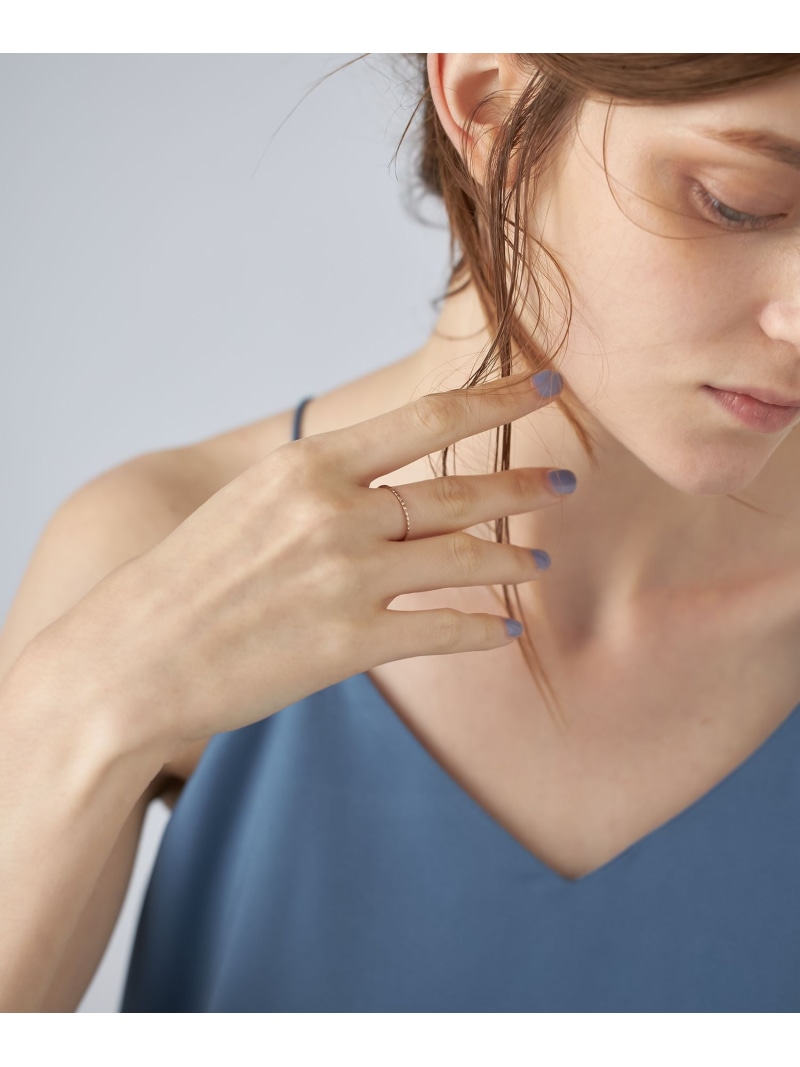 楽天市場】[クレール]K18MPG スタッズカット リング ete エテ