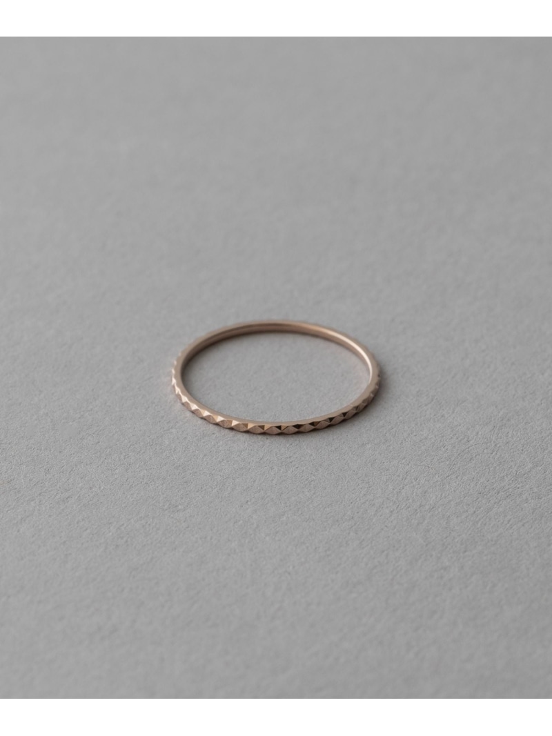 楽天市場】[クレール]K18MPG スタッズカット リング ete エテ